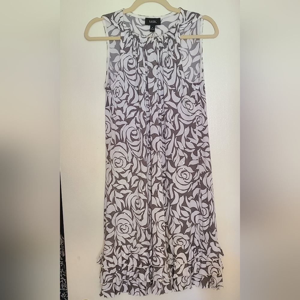 MSK size M sequin cocktail dress